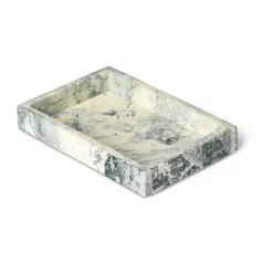 Mist koristetarjotin 10x15 cm, Emerald-off white