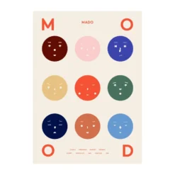 9 Moods -juliste, 50 x 70 cm