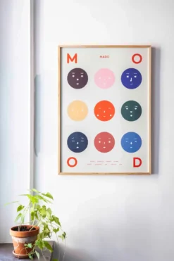 9 Moods -juliste, 70 x 100 cm