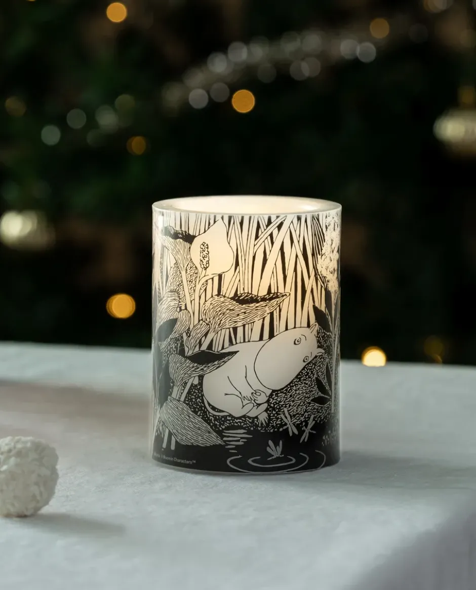 Moomin LED-pöytäkynttilä 10 cm, The pond
