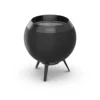 MOON 45 tulisija, All black, matala jalusta