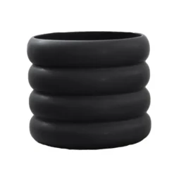 Mud ruukku, musta, Keskikoko, Ø 14 cm