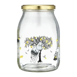 Mumin lasipurkki 1 L, Omenat