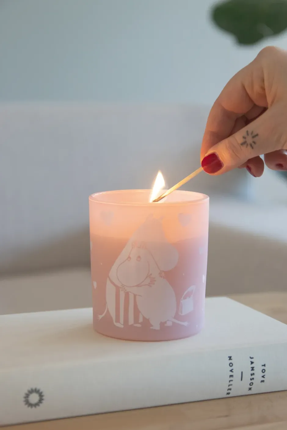 Mumin tuoksukynttilä 40 h, Moomin Love