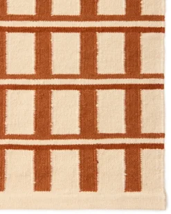 Mysore villamatto, Beige-apricot orange, 180x270cm