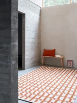 Mysore villamatto, Beige-apricot orange, 180x270cm