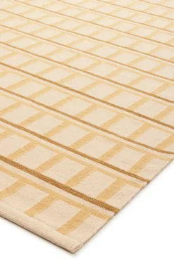 Mysore villamatto, Off White-Masala Yellow-Yellow, 180x270 cm