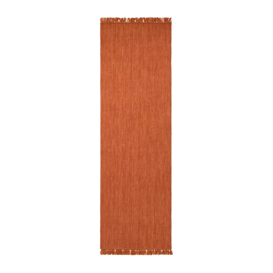 Nanda käytävämatto, Rust Melange, 80 x 250 cm
