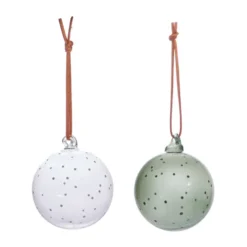 Natale Christmas joulupallo 2 osaa, Kirkkaanvihreä
