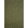 New Geometric matto 234x323 cm, Green melange-off white