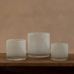 Nilla kynttilälyhty 10 cm, Harmaabeige