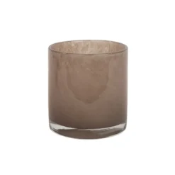 Nilla kynttilälyhty 12 cm, Ruskeanharmaa