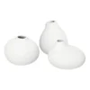 Nona maljakko, 3-pakkaus, White