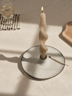 Nordic Sand kynttilänjalka, Ø18 cm