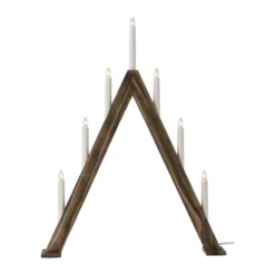 Nord kynttilänjalka 60 cm, Tummaksi petsattu