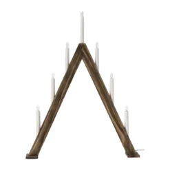 Nord kynttilänjalka 60 cm, Tummaksi petsattu