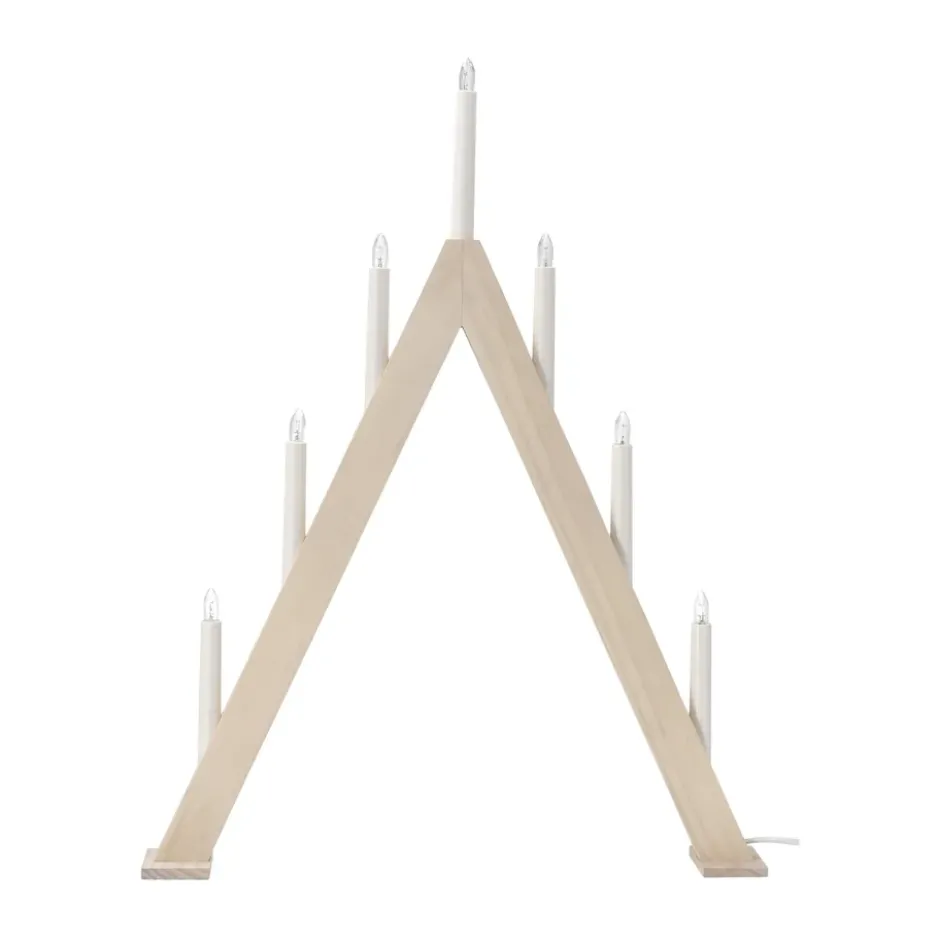 Nord kynttilänjalka 60 cm, Valkolakattu