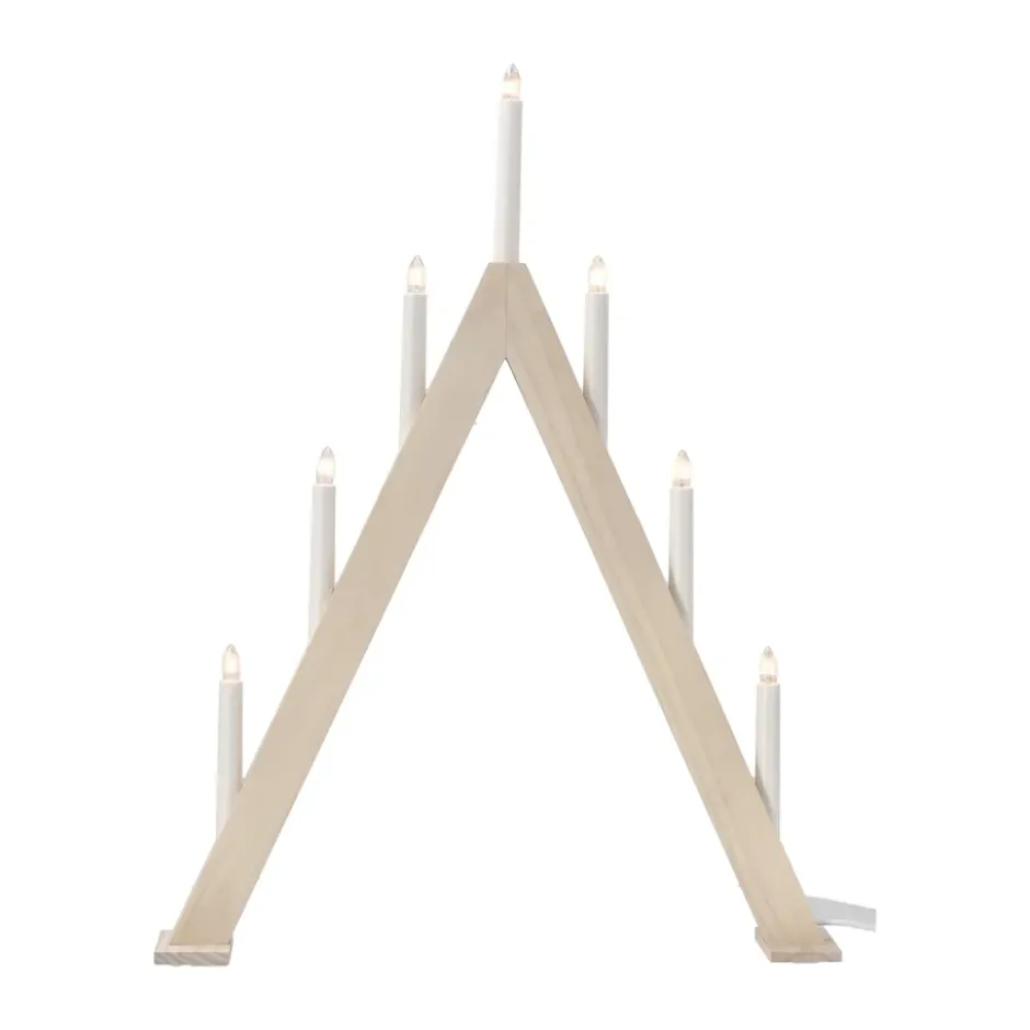 Nord kynttilänjalka 60 cm, Valkolakattu