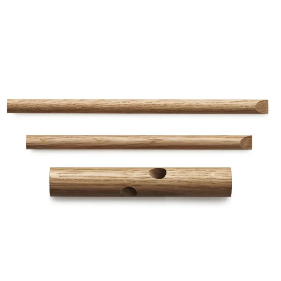 Normann Sticks koukku, luonnonvärinen 2:n pakkaus