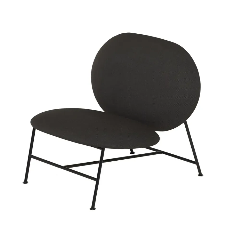 Oblong loungetuoli, tummanharmaa
