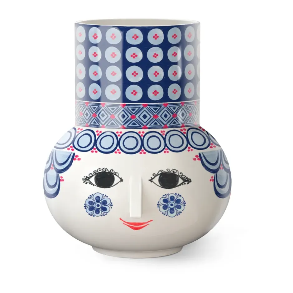 Olga maljakko 20 cm, Sininen
