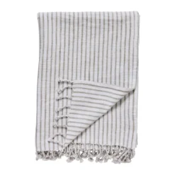 Olivia huopa 130x170 cm, Off White-Linen