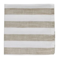 Olivia puuvillaservetti 40x40 cm, Off White-Linen