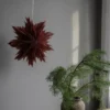 Oslo adventtitähti Ø44 cm, Red ochre