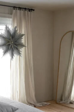 Oslo joulutähti Ø80 cm, Harmaa
