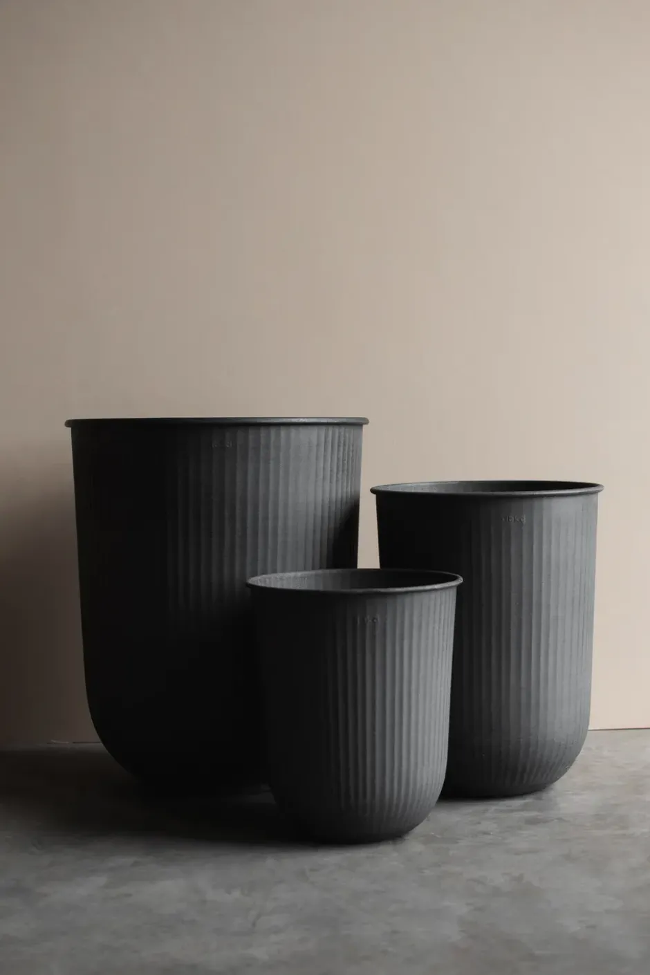 Out stripe -ruukku 3-pakkaus, Black
