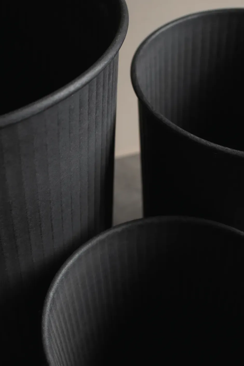 Out stripe -ruukku 3-pakkaus, Black