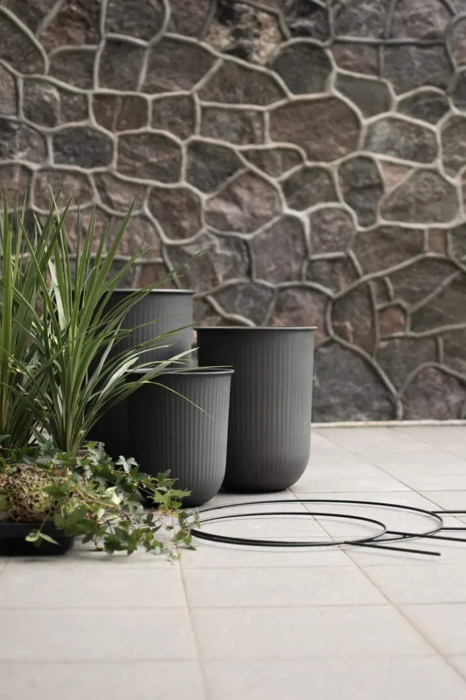 Out stripe -ruukku 3-pakkaus, Black