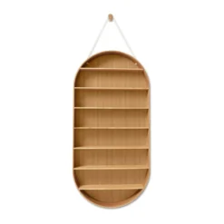 Oval Dorm hylly, Oiled oak