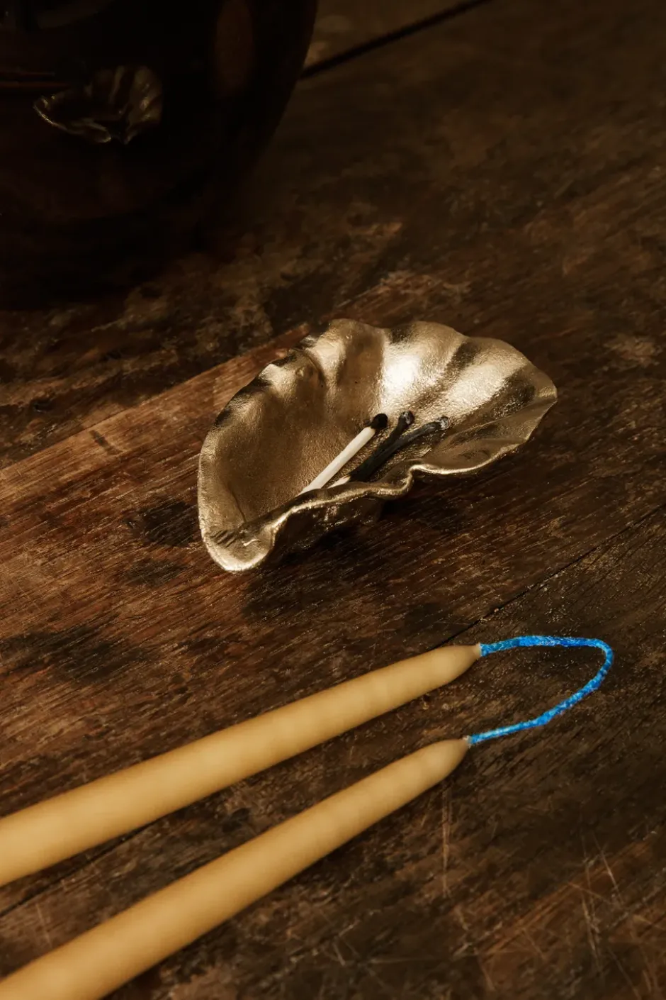 Oyster koristeskulho 10,5 cm, Messinki