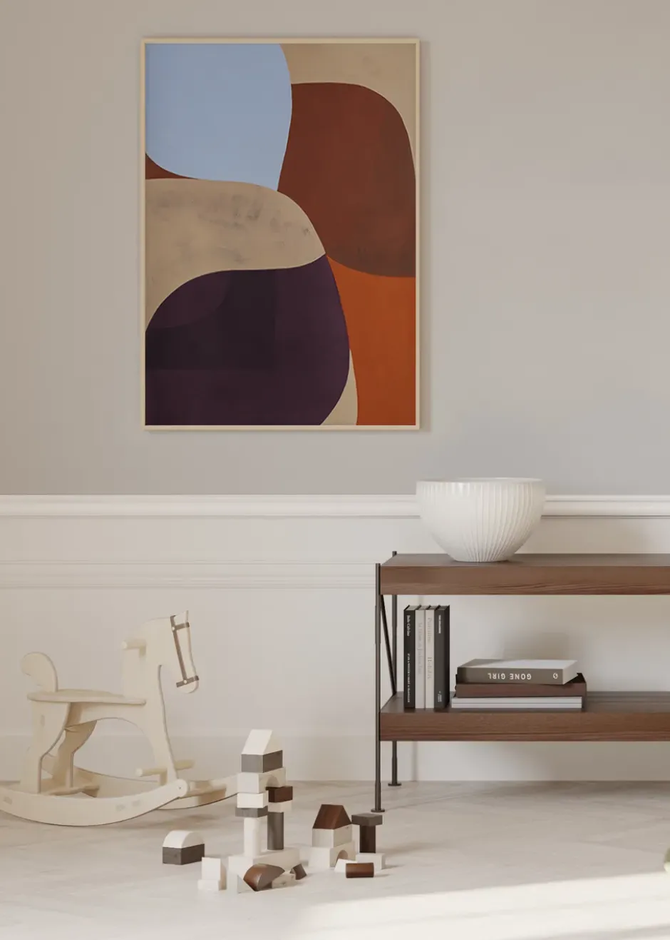 Painted Shapes 02 -juliste, 50x70 cm