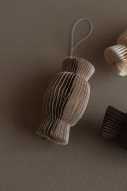 Paper candy joulukoriste, Beige