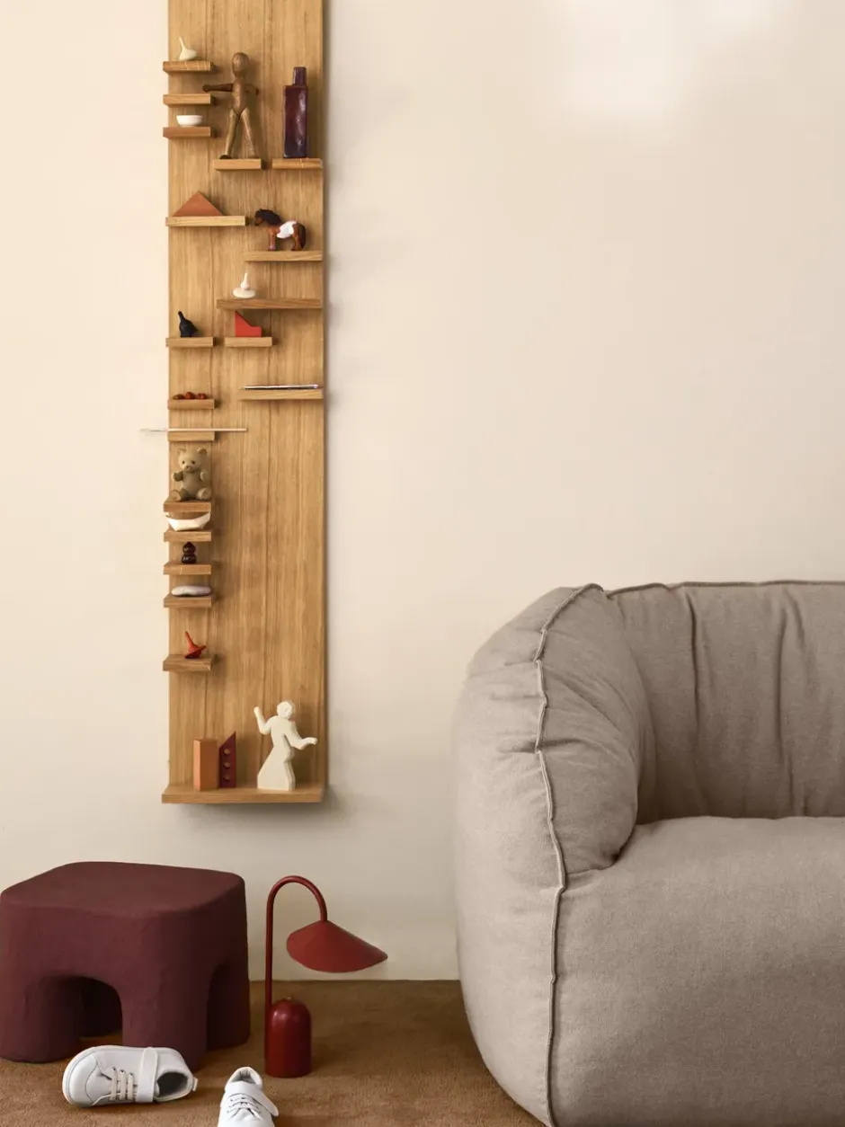 Parade seinähylly 140 cm, Oiled oak