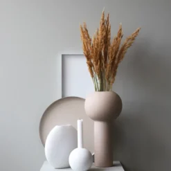 Pastille maljakko 20 cm, White