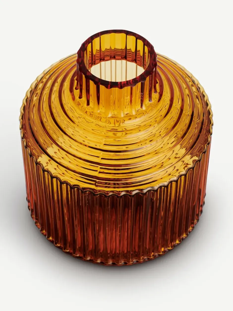 Pavilion vaasi tumma 134 mm, Amber
