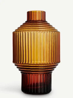 Pavilion vaasi tumma 134 mm, Amber