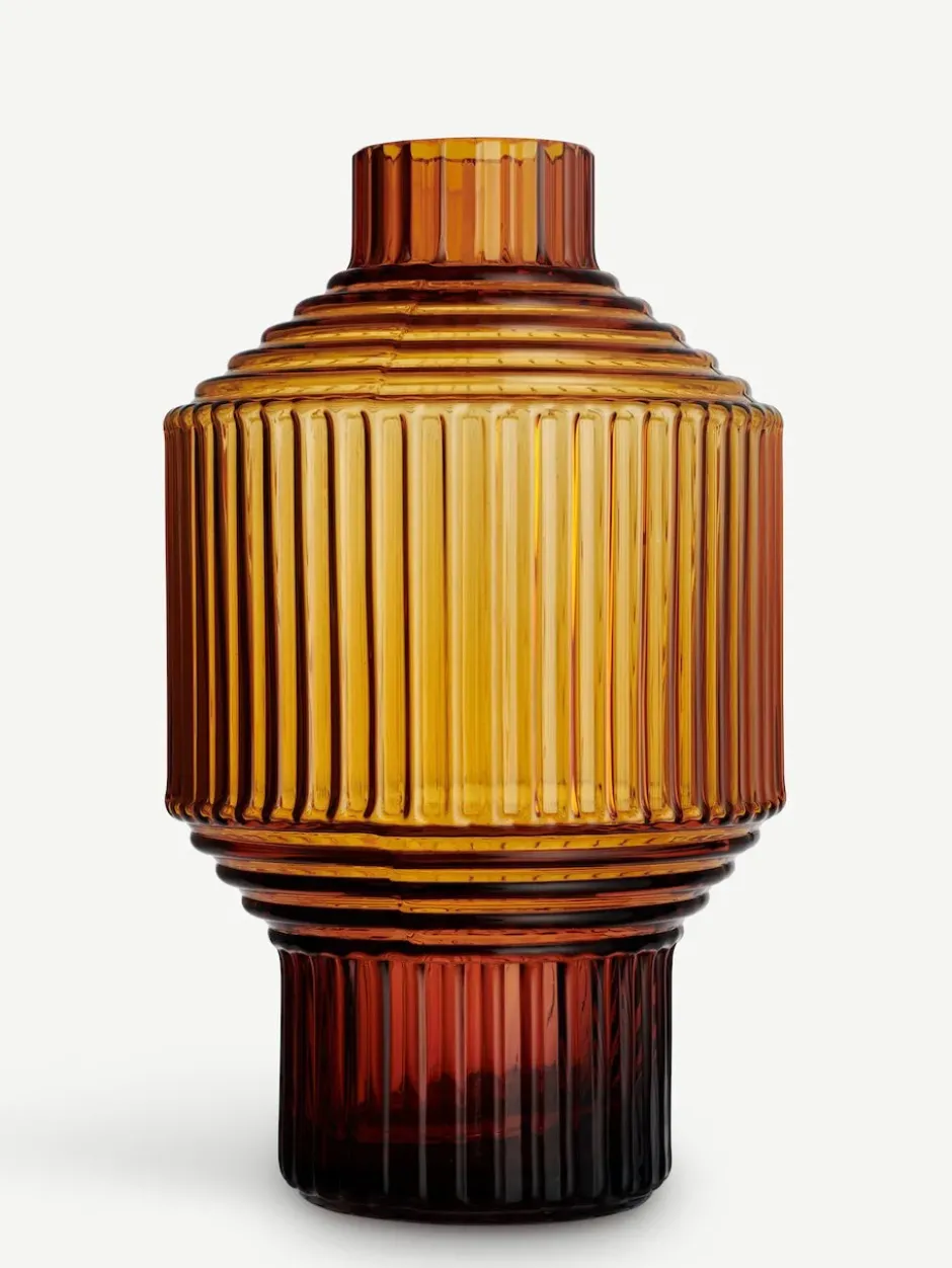 Pavilion vaasi tumma 134 mm, Amber