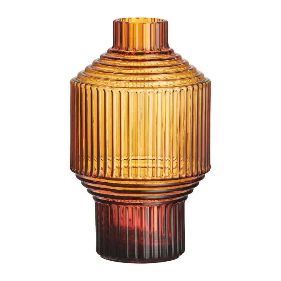 Pavilion vaasi tumma 134 mm, Amber