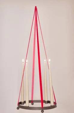 Pearl adventtikynttelikkö Ø 36 cm, BrownedBrass