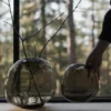 Pebble maljakko ruskea, Pieni Ø 20 cm