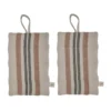 Pellava patalappu 2-pack, Karamelli