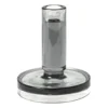 Petra kynttilänjalka smoked pearl dark grey, 14 cm