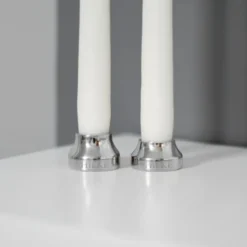 Piccolo no.2 kynttilänjalka, Nikkelöity messinki