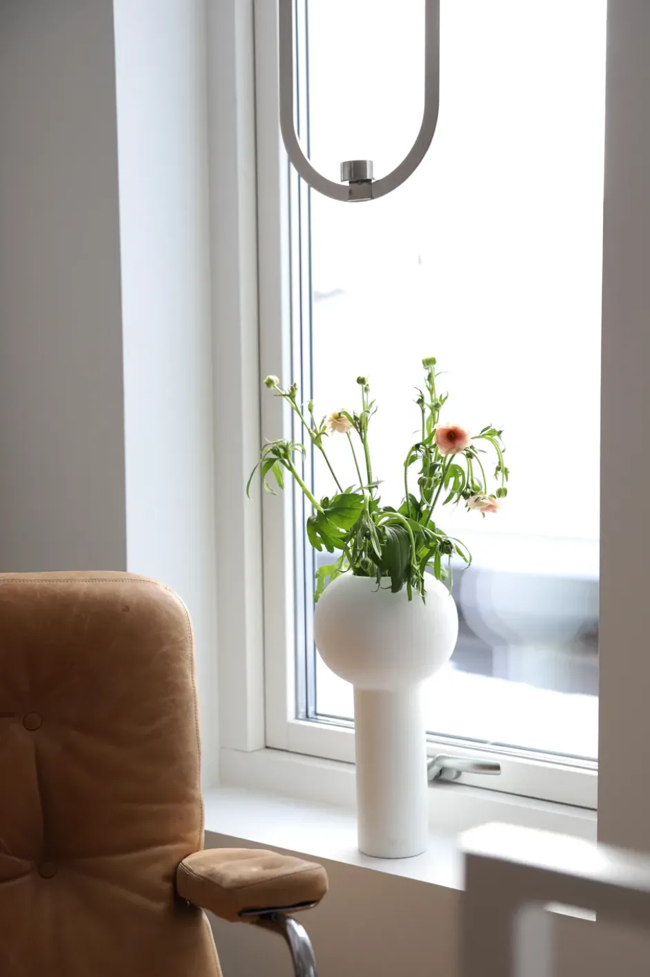 Pillar maljakko 32 cm, White