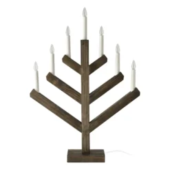 Pine adventtikynttilänjalka 62 cm, Tummapetsattu