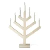 Pine adventtikynttilänjalka 62 cm, Valkolaseroitu